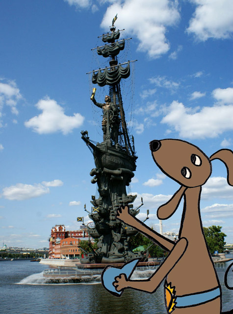 Картуз – путешественник номер 1. Знаменитые скульптуры России